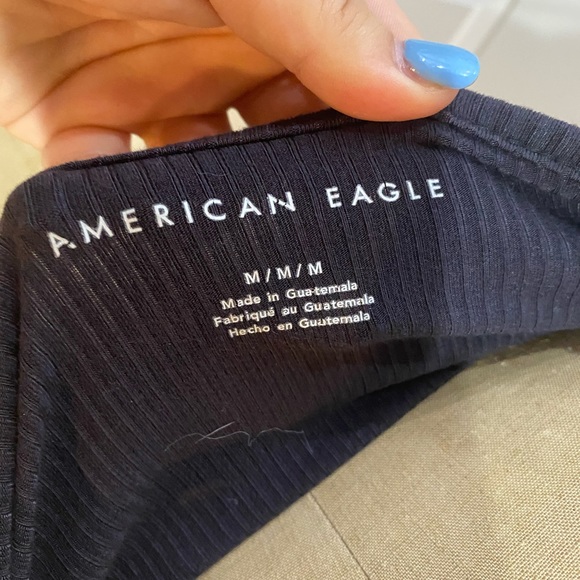 AMercian eagle dark grey tank top - Picture 3 of 3